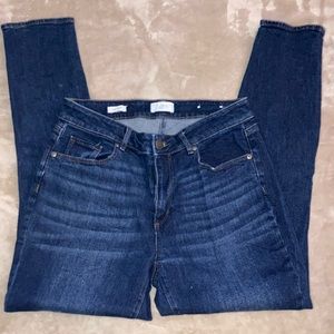 LOFT by Ann Taylor curvy skinny denim stretch jean SZ: 8